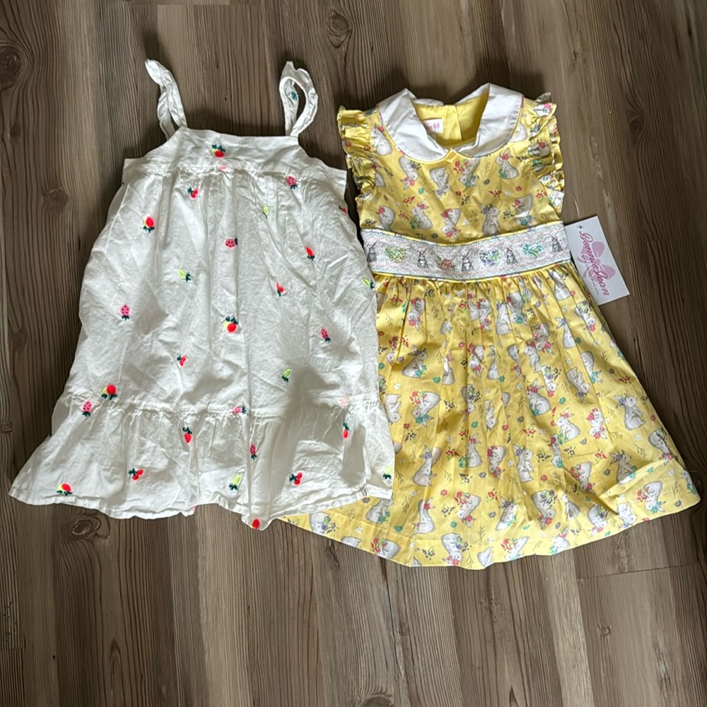Spring/ summer dresses new condition Gap and Bonnie Jean 3t